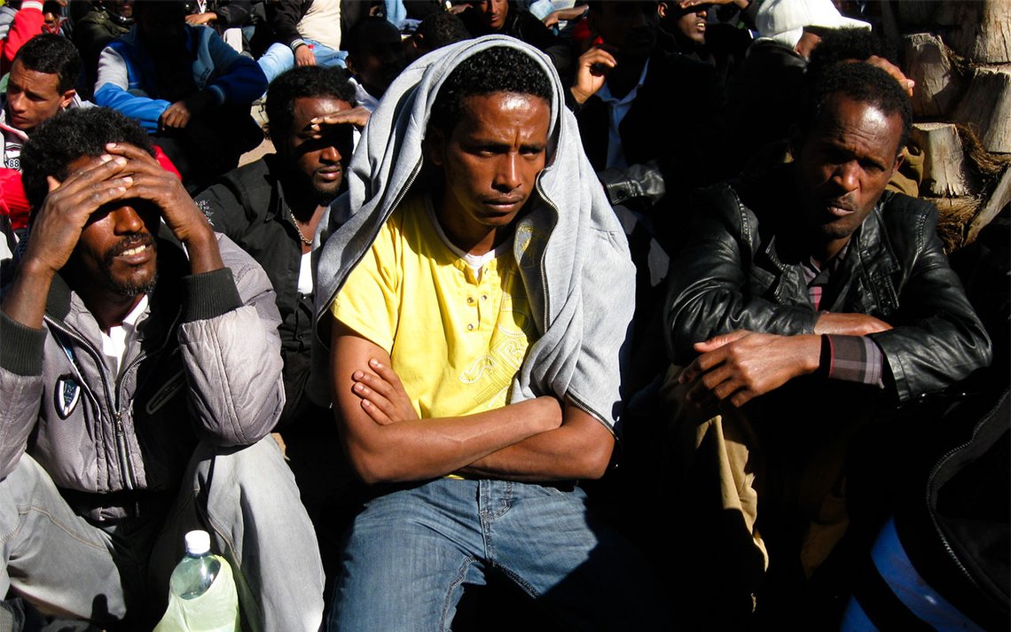 Afrikanske migranter. Illustrasjonsfoto: Rudychaimg CC BY-SA 4.0 Afrikanske migranter. Illustrasjonsfoto: Rudychaimg CC BY-SA 4.0