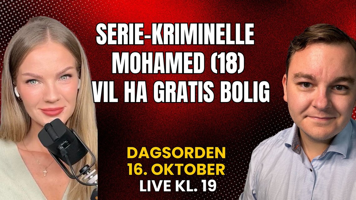 ONSDAG: Dagens sending blir sendt kl. 1900 med flere spennende temaer om den pågående kulturkrigen, og ikke minst krimsaker som vil sjokkere deg. ONSDAG: Dagens sending blir sendt kl. 1900 med flere spennende temaer om den pågående kulturkrigen, og ikke minst krimsaker som vil sjokkere deg.