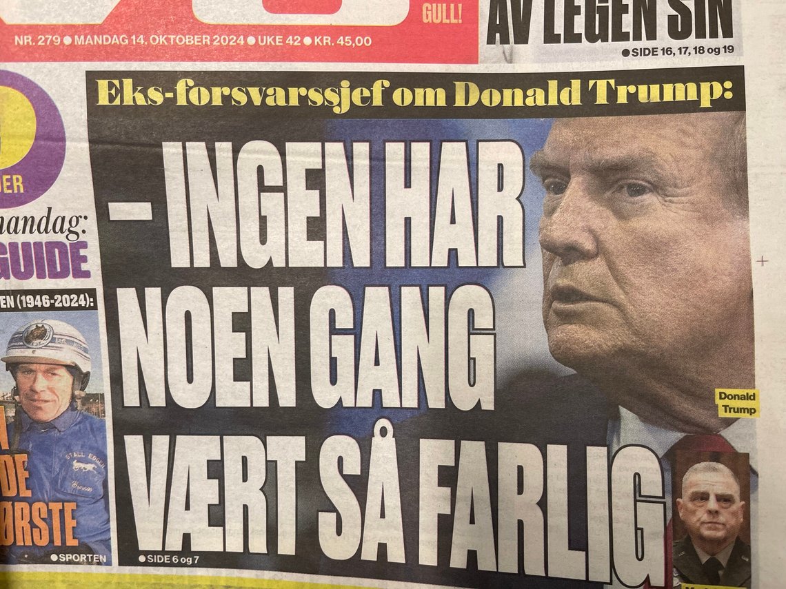 Skjermdump fra VG Skjermdump fra VG