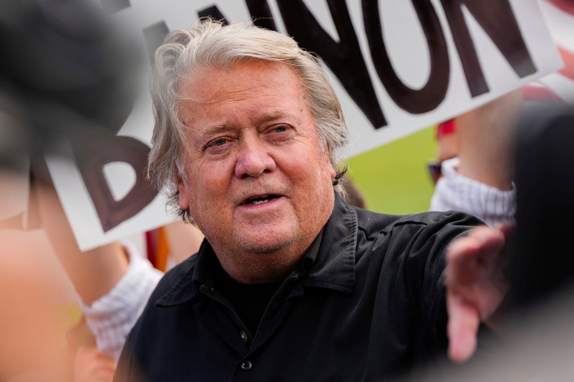 Steve Bannon er fri. Foto: AP Photo/Julia Nikhinson / NTB Steve Bannon er fri. Foto: AP Photo/Julia Nikhinson / NTB