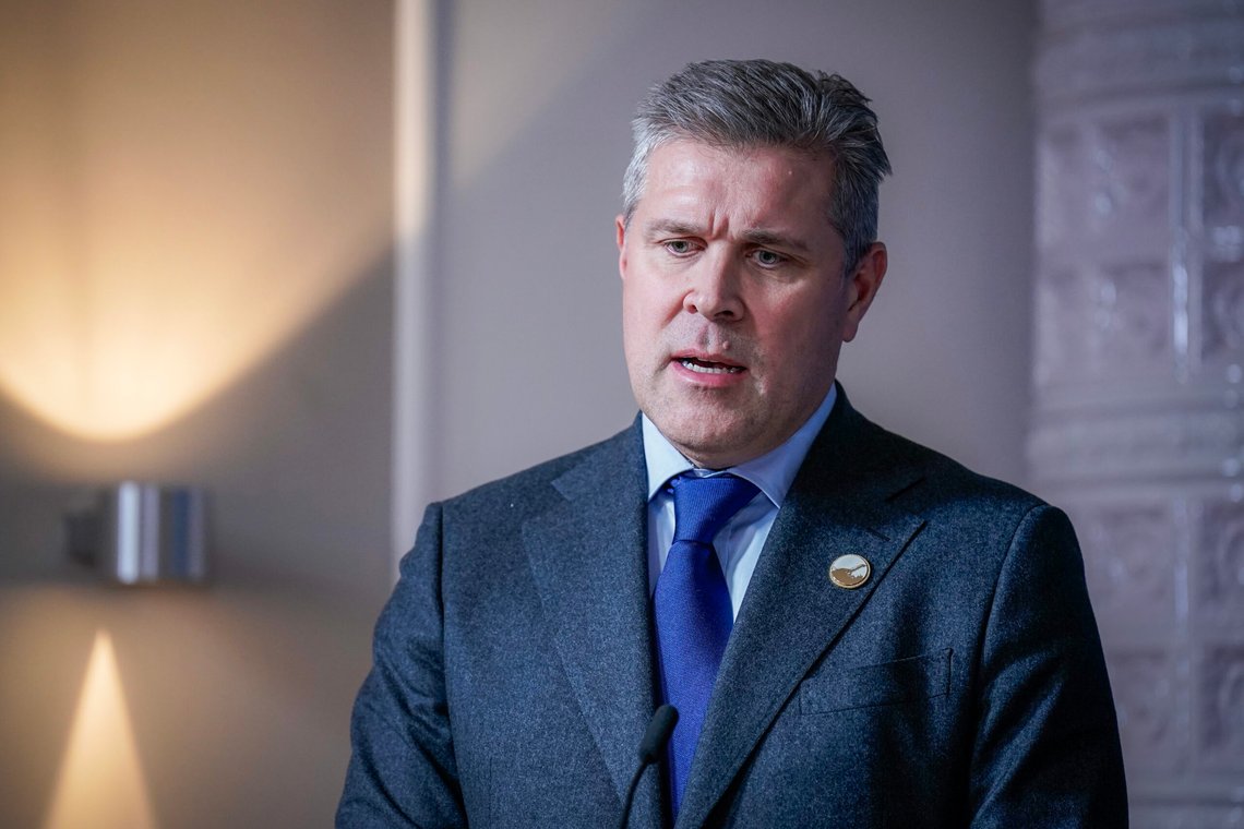 Islands statsminister Bjarni Benediktsson kunngjorde søndag regjeringens avgang. Foto: Stian Lysberg Solum / NTB Islands statsminister Bjarni Benediktsson kunngjorde søndag regjeringens avgang. Foto: Stian Lysberg Solum / NTB
