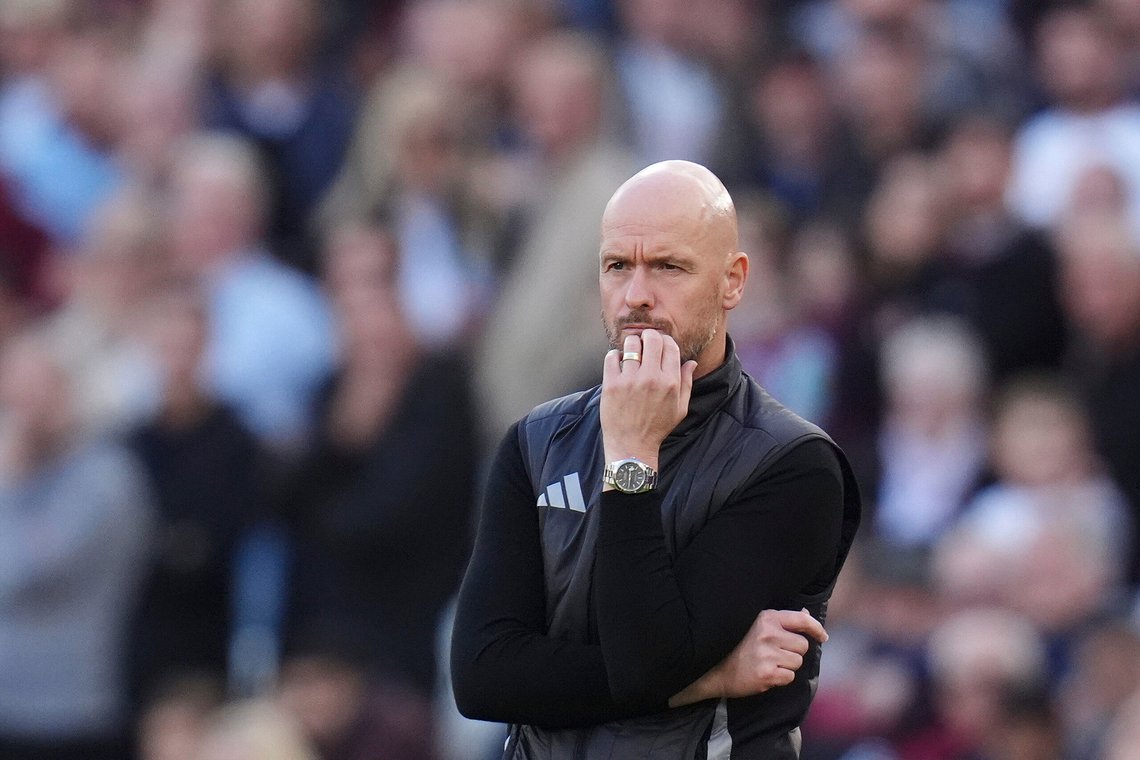 Erik ten Hag er ferdig i Manchester United. Foto: John Walton / PA via AP / NTB Erik ten Hag er ferdig i Manchester United. Foto: John Walton / PA via AP / NTB