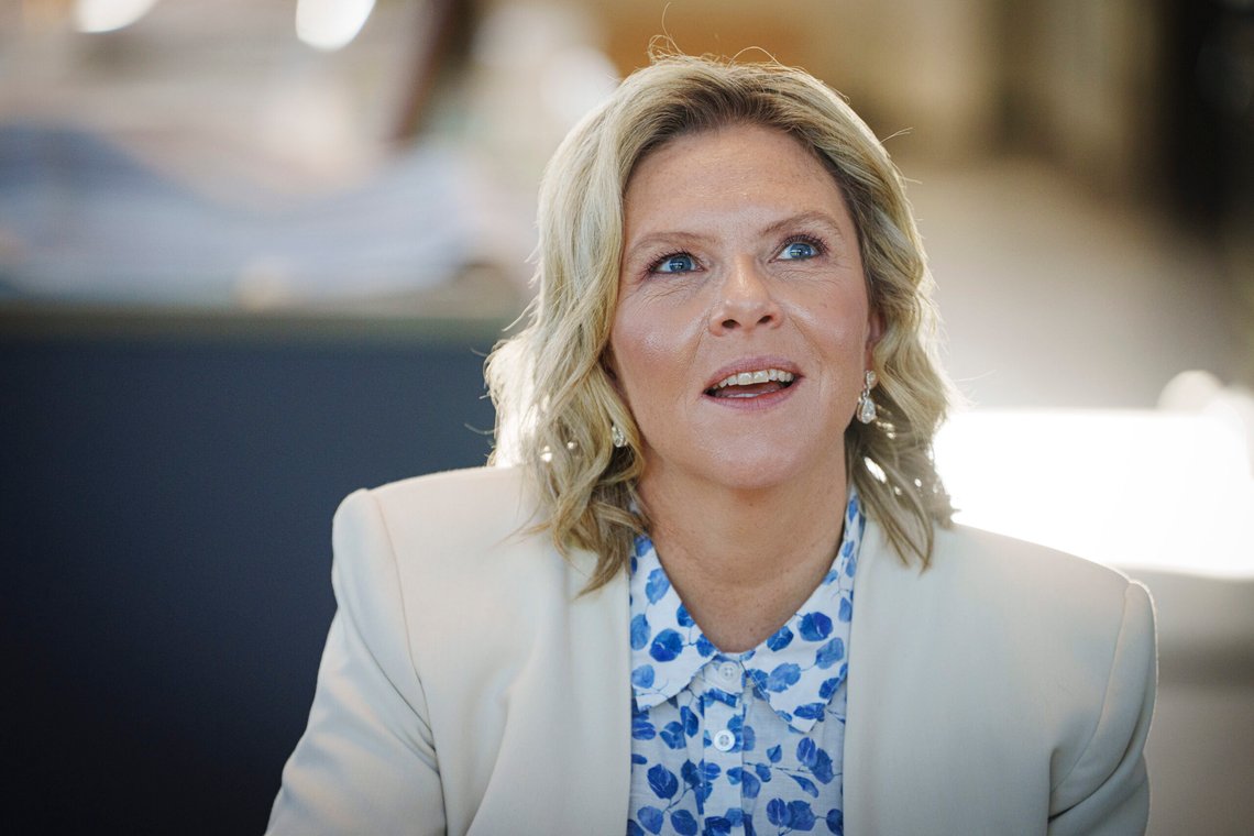 Leder af Fremskrittspartiet og tidligere norsk justisminister Sylvi Listhaug besøger Privathospitalet Aleris i Søborg torsdag den 19. september 2024.. (Foto: Liselotte Sabroe/Ritzau Scanpix) Leder af Fremskrittspartiet og tidligere norsk justisminister Sylvi Listhaug besøger Privathospitalet Aleris i Søborg torsdag den 19. september 2024.. (Foto: Liselotte Sabroe/Ritzau Scanpix)