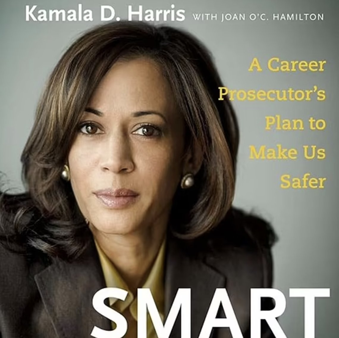 Coveret til boka Kamala Harris ga ut i 2009, som nå anklages for massive plagiater. Skjermdump bokcover Coveret til boka Kamala Harris ga ut i 2009, som nå anklages for massive plagiater. Skjermdump bokcover