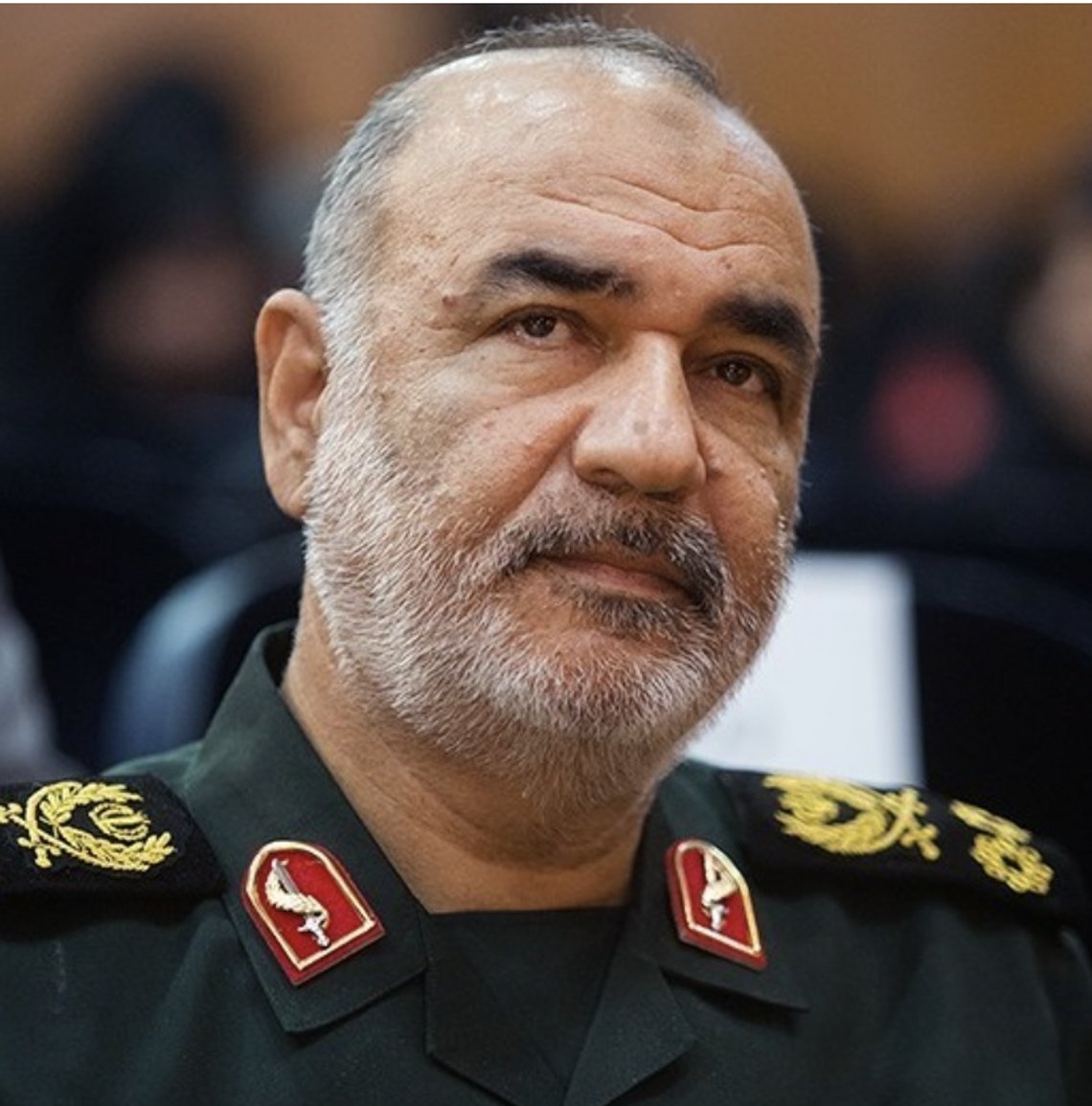 General Salami er sjefen for Irans Revolusjonsgarde. Foto: Tasnim News Agency/ CC BY 4.0/ Wikimedia General Salami er sjefen for Irans Revolusjonsgarde. Foto: Tasnim News Agency/ CC BY 4.0/ Wikimedia