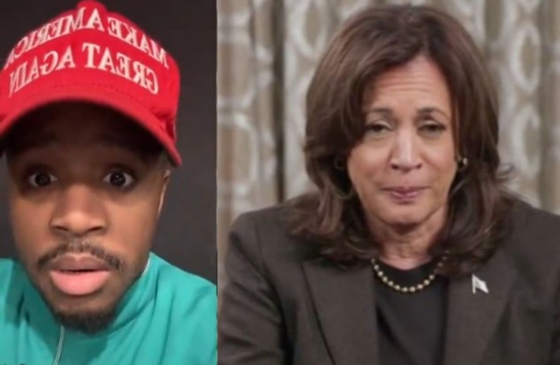 Skjermbilde fra X. Terrence K. Williams. Visepresident Kamala Harris. Skjermbilde fra X. Terrence K. Williams. Visepresident Kamala Harris.