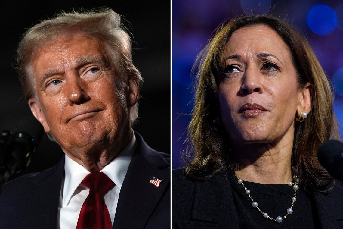 Donald Trump leder foreløpig over Kamala Harris i presidentvalget i USA. Foto: AP / NTB Donald Trump leder foreløpig over Kamala Harris i presidentvalget i USA. Foto: AP / NTB