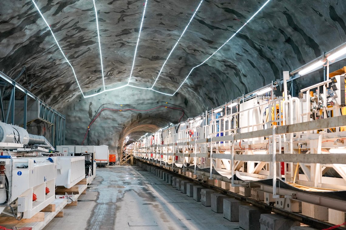 Anlegget med den nye tunnelboremaskin i prosjekt «Ny vannforsyning Oslo» under jorden på Huseby blir langt dyrere enn forventet. Foto: Gorm Kallestad / NTB Anlegget med den nye tunnelboremaskin i prosjekt «Ny vannforsyning Oslo» under jorden på Huseby blir langt dyrere enn forventet. Foto: Gorm Kallestad / NTB