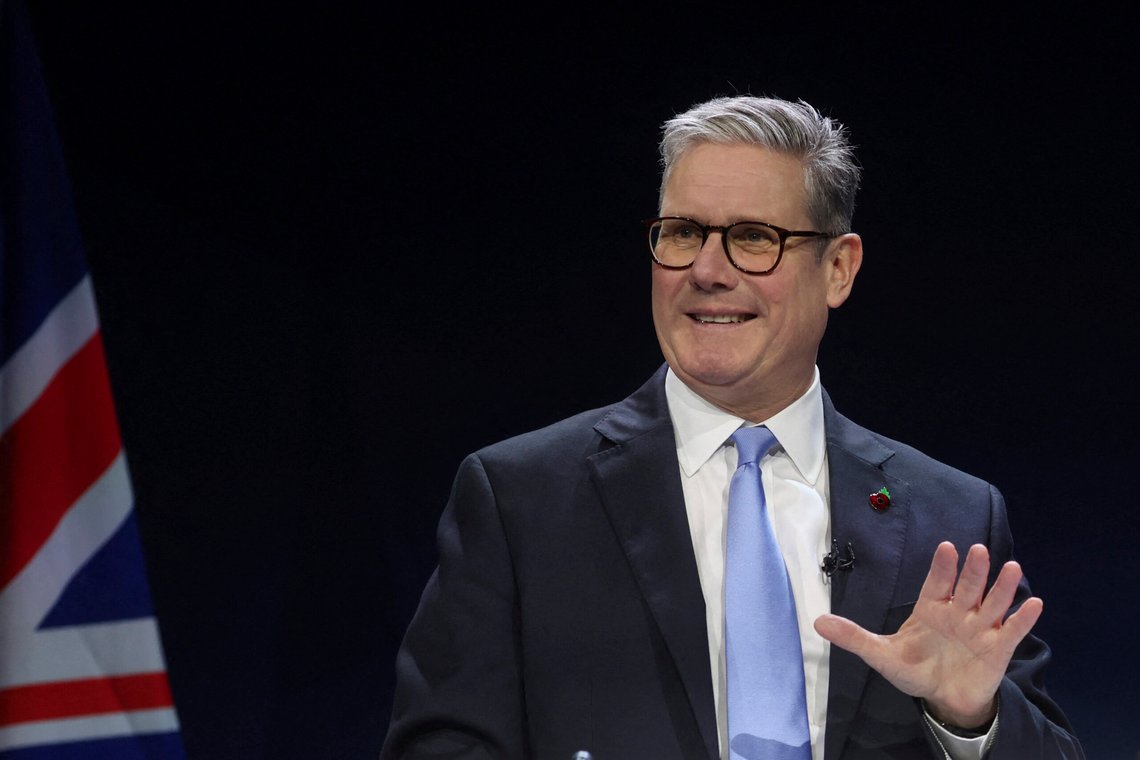 Statsminister Keir Starmer skjerper Storbritannias klimamål. Foto: Russell Cheyne / Pool / AP / NTB Statsminister Keir Starmer skjerper Storbritannias klimamål. Foto: Russell Cheyne / Pool / AP / NTB
