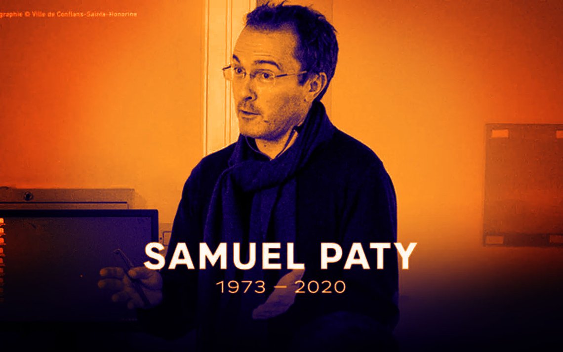 Samuel Paty, briljant og fordomsfri. Foto fra Twitter/X påført varmt rødt i Documets laboratorium Samuel Paty, briljant og fordomsfri. Foto fra Twitter/X påført varmt rødt i Documets laboratorium