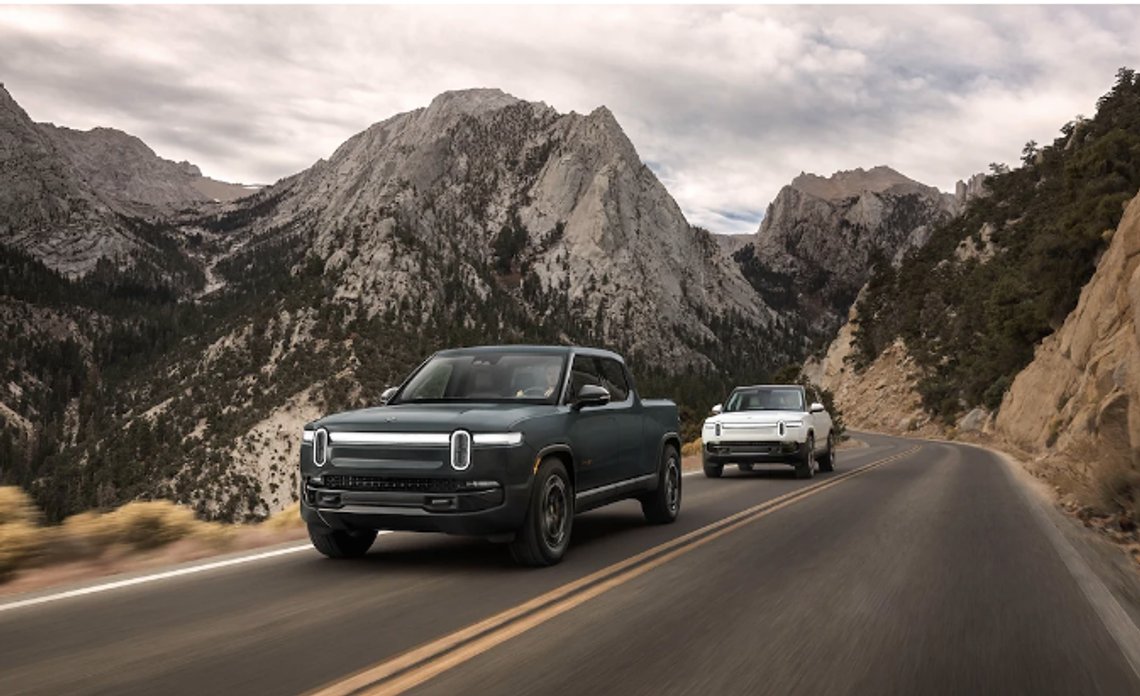 Rivian taper over 100.000 dollar på hver bil de produserer. Foto: Rivian Rivian taper over 100.000 dollar på hver bil de produserer. Foto: Rivian