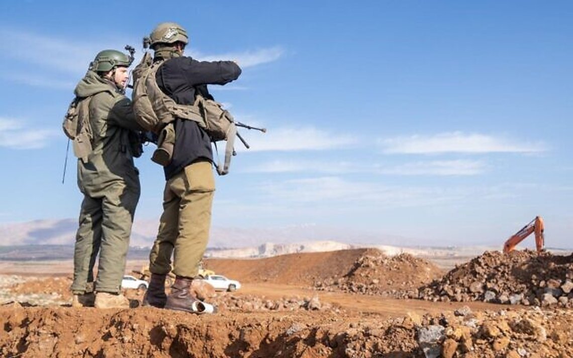 Soldater fra IDFs 210. regionale divisjon «Bashan» på toppen av Hermon-fjellet. Foto: IDF Soldater fra IDFs 210. regionale divisjon «Bashan» på toppen av Hermon-fjellet. Foto: IDF