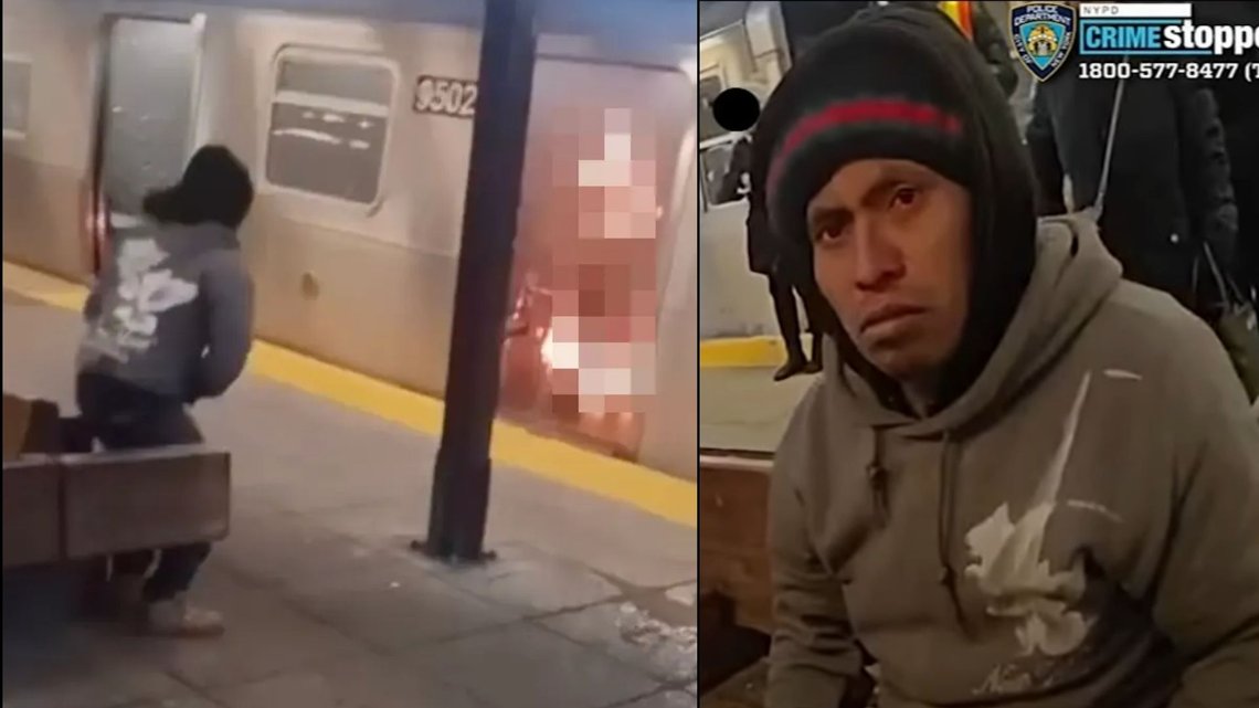 BRENT LEVENDE: En kvinne ble brent levende på T-banen i New York City. Denne ekstreme hendelsen har satt en støkk i folk rett før jul. Mannen er en ulovlig innvandrer fra Guatemala. Foto: NYPD BRENT LEVENDE: En kvinne ble brent levende på T-banen i New York City. Denne ekstreme hendelsen har satt en støkk i folk rett før jul. Mannen er en ulovlig innvandrer fra Guatemala. Foto: NYPD