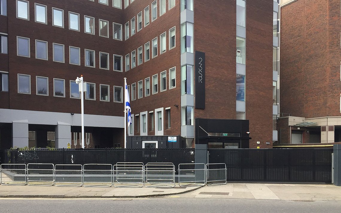 Israels ambassade i Dublin. Foto: ClareWhiteBoat CC0 1.0 Israels ambassade i Dublin. Foto: ClareWhiteBoat CC0 1.0