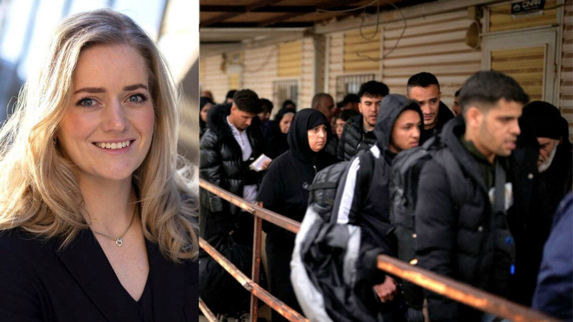 - Syrere som ikke lenger trenger beskyttelse, oppfordres til å reise hjem og bidra til å gjenoppbygge landet. Det er ingen vits i å være i Norge hvis man ikke trenger beskyttelse, sier justisminister Emilie Enger Mehl. Syrians wait to cross into Syria from Turkey, at the Oncupinar border gate, near the town of Kilis, southern Turkey, Dec. 11, 2024. Foto: AP Photo/Khalil Hamra/Sp. - Syrere som ikke lenger trenger beskyttelse, oppfordres til å reise hjem og bidra til å gjenoppbygge landet. Det er ingen vits i å være i Norge hvis man ikke trenger beskyttelse, sier justisminister Emilie Enger Mehl. Syrians wait to cross into Syria from Turkey, at the Oncupinar border gate, near the town of Kilis, southern Turkey, Dec. 11, 2024. Foto: AP Photo/Khalil Hamra/Sp.