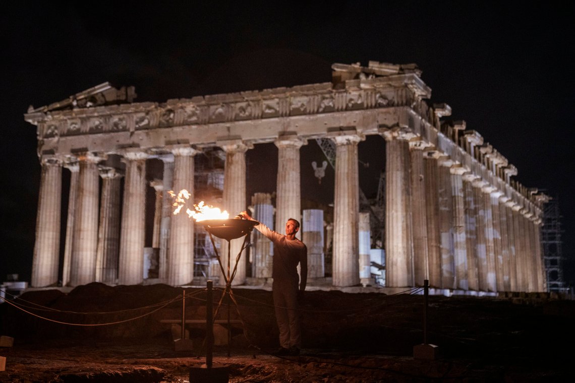 Parthenon. AP Photo/Petros Giannakouris) Parthenon. AP Photo/Petros Giannakouris)