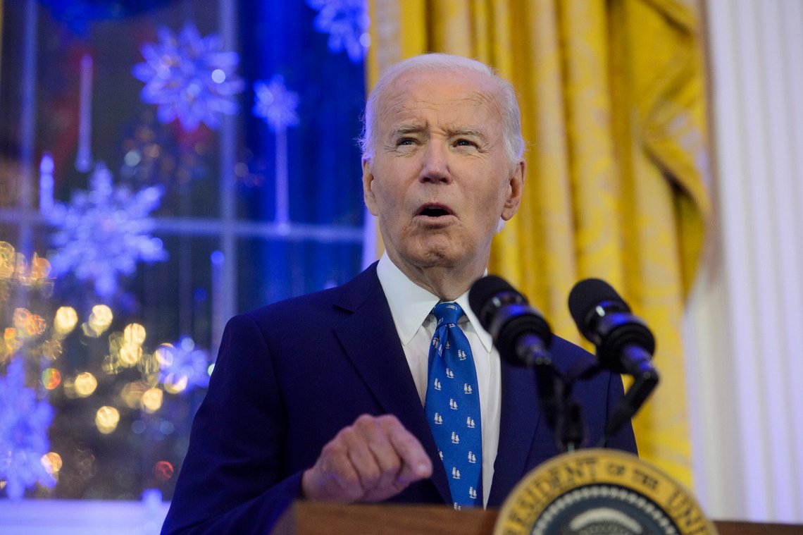 President Joe Biden omgjør dødsdommer til livsvarig fengsel for 37 dødsdømte fanger. Foto: Rod Lamkey, Jr. / AP / NTB President Joe Biden omgjør dødsdommer til livsvarig fengsel for 37 dødsdømte fanger. Foto: Rod Lamkey, Jr. / AP / NTB