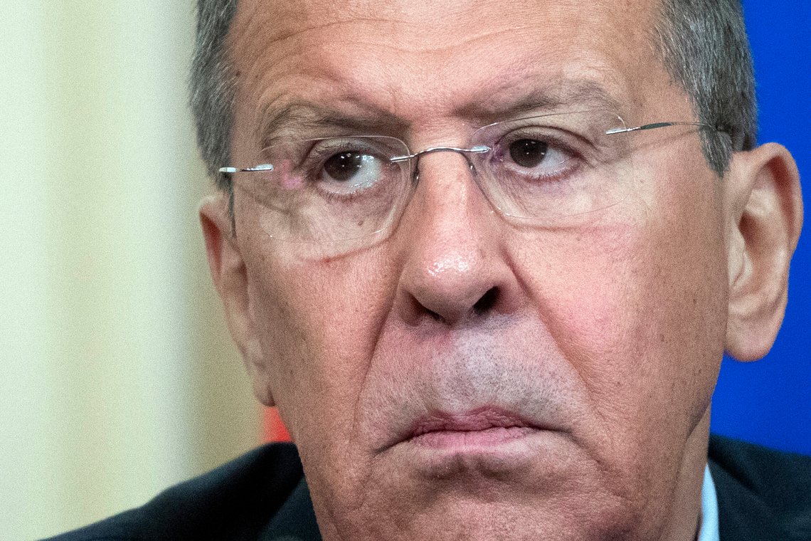 Russian Foreign Minister Sergey Lavrov attends his meeting with Ireland's Foreign Minister Simon Coveney in Moscow, Russia, Tuesday, July 2, 2019. (AP Photo/Pavel Golovkin) Russian Foreign Minister Sergey Lavrov attends his meeting with Ireland's Foreign Minister Simon Coveney in Moscow, Russia, Tuesday, July 2, 2019. (AP Photo/Pavel Golovkin)