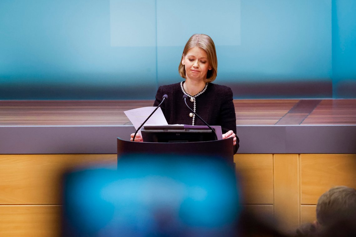 Sentralbanksjef Ida Wolden Bache la nylig fram Pengepolitisk rapport og varslet rentenedgang neste år. Foto: Ørn E. Borgen / NTB Sentralbanksjef Ida Wolden Bache la nylig fram Pengepolitisk rapport og varslet rentenedgang neste år. Foto: Ørn E. Borgen / NTB