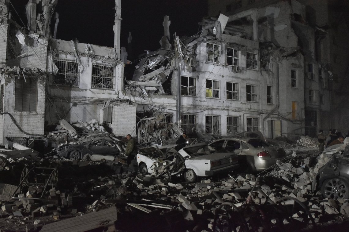 A private medical clinic is seen damaged by a Russian missile attack in Zaporizhzhia, Ukraine, Tuesday, Dec. 10, 2024. (AP Photo/Andriy Andriyenko) A private medical clinic is seen damaged by a Russian missile attack in Zaporizhzhia, Ukraine, Tuesday, Dec. 10, 2024. (AP Photo/Andriy Andriyenko)
