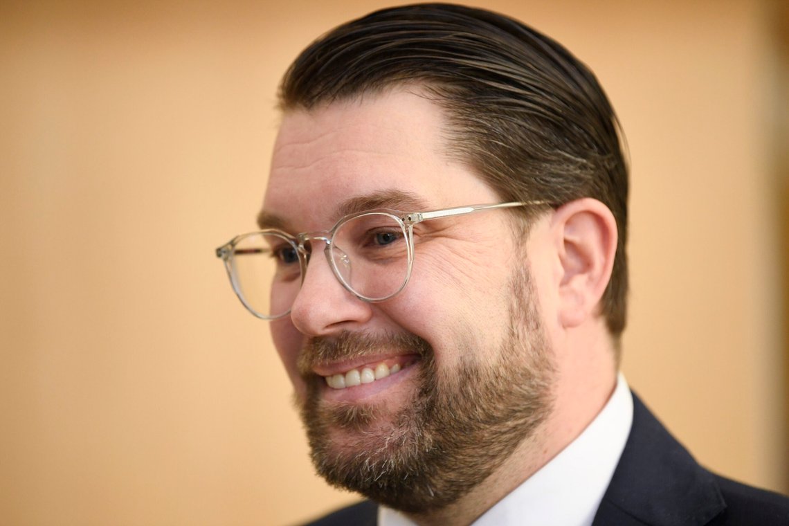 Jimmie Åkesson (SD).
Foto: Jakob Åkersten Brodén / TT / NTB Jimmie Åkesson (SD).
Foto: Jakob Åkersten Brodén / TT / NTB