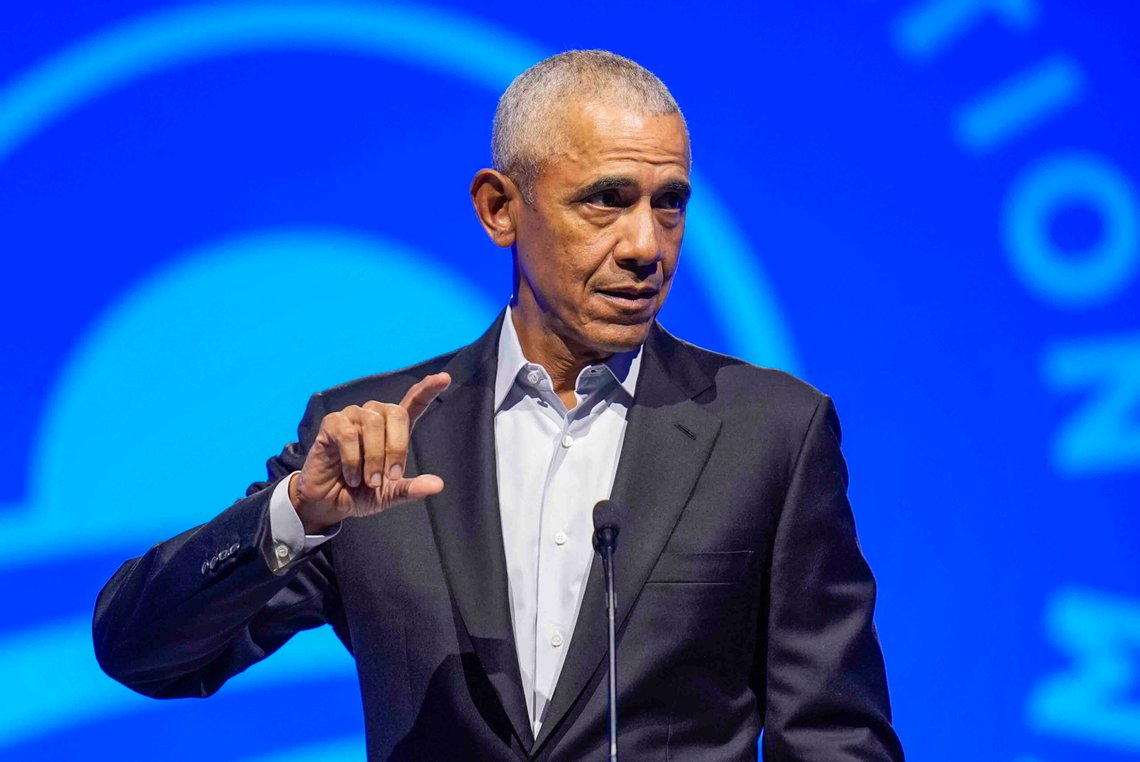 Former President Barack Obama speaks at the Obama Foundation Democracy Forum, Thursday, Dec. 5, 2024, in Chicago. (AP Photo/Erin Hooley) Former President Barack Obama speaks at the Obama Foundation Democracy Forum, Thursday, Dec. 5, 2024, in Chicago. (AP Photo/Erin Hooley)