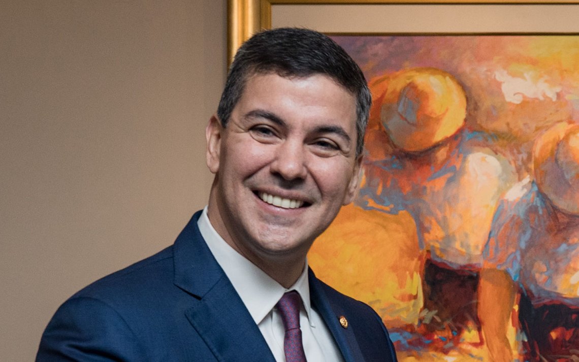 Paraguays konservative president Santiago Peña Palacios er mot abort og homo-ekteskap. Han har ytret ønske om å flytte Paraguays ambassade i Israel til Jerusalem. Foto: 總統府 CC BY 2.0 Paraguays konservative president Santiago Peña Palacios er mot abort og homo-ekteskap. Han har ytret ønske om å flytte Paraguays ambassade i Israel til Jerusalem. Foto: 總統府 CC BY 2.0