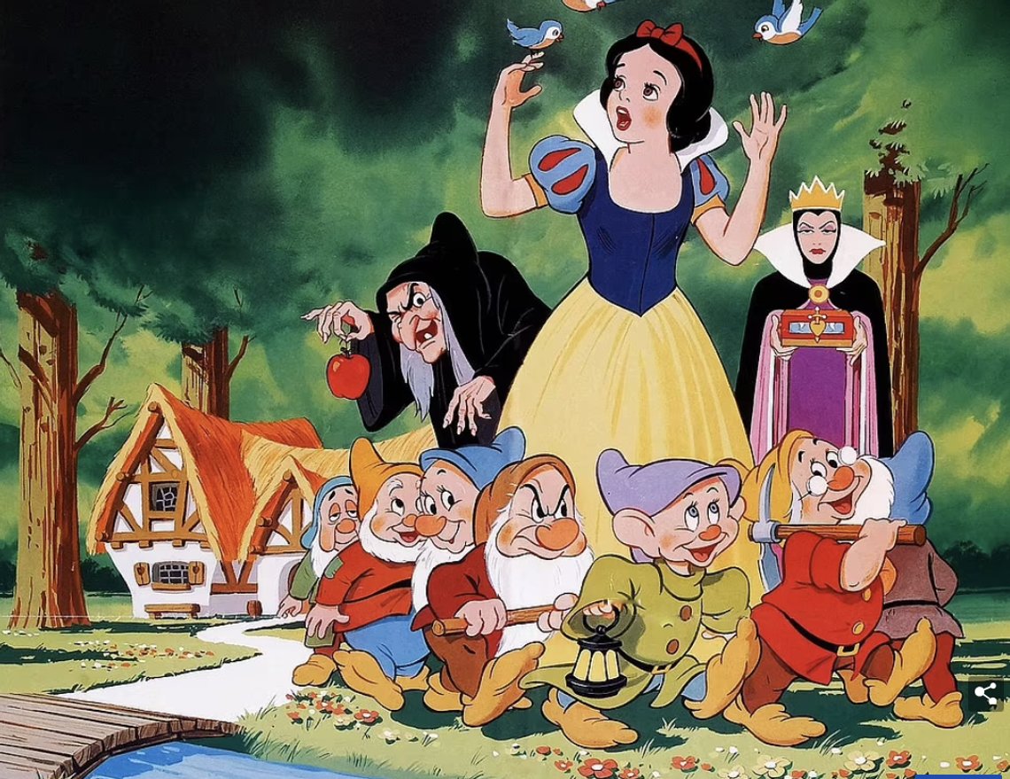 Kanskje vi slipper flere filmer om Snøhvit hvor dvergene er to meter høye og av ulik hudfarge og legning? Disney hopper av woke-toget. Stillbilde filmreklame Kanskje vi slipper flere filmer om Snøhvit hvor dvergene er to meter høye og av ulik hudfarge og legning? Disney hopper av woke-toget. Stillbilde filmreklame