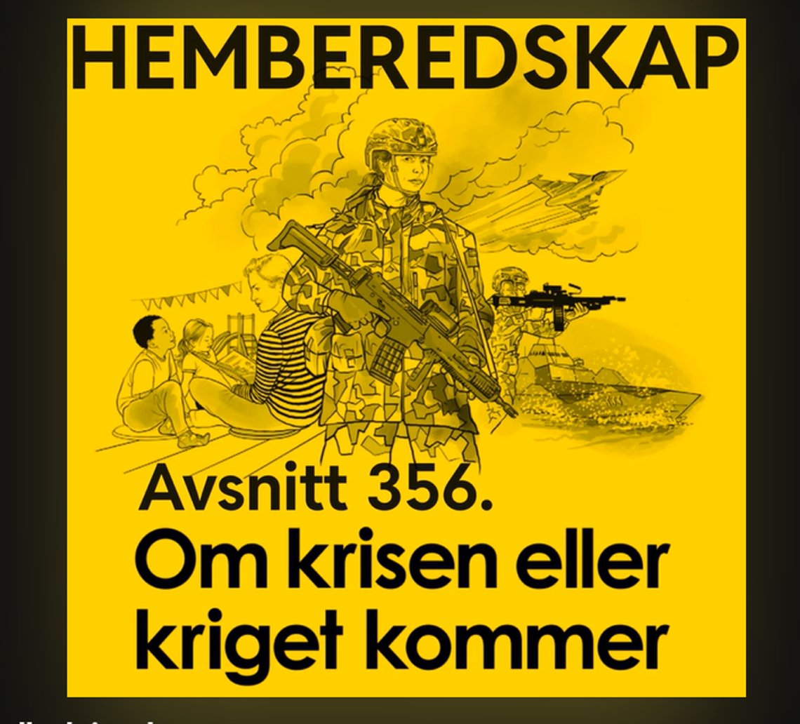 Forsiden på Sveriges offisielle krigspropaganda, som er utsendt til 5,2 millionerhusholdninger for å forberede dem på tredje verdenskrig. Forsiden på Sveriges offisielle krigspropaganda, som er utsendt til 5,2 millionerhusholdninger for å forberede dem på tredje verdenskrig.