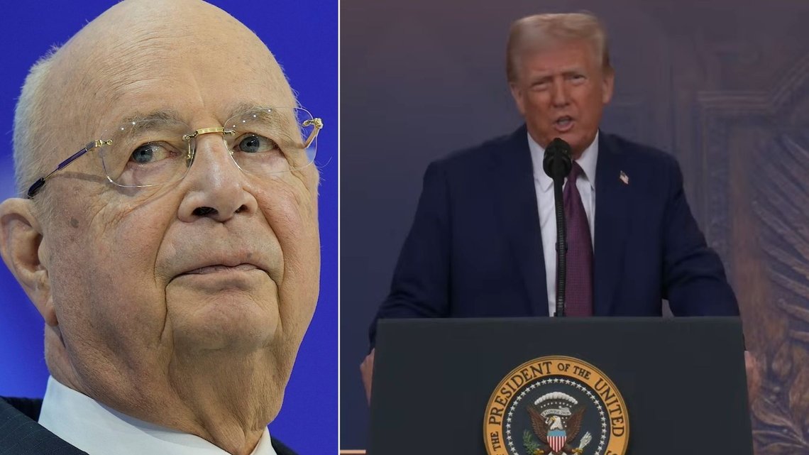 OPPGJØR: Donald Trump benyttet anledningen til å fortelle at USA skal lede verden, og at han er ferdig med tiden hvor klimakrav, reguleringer og alskens internasjonale avtaler holder den amerikanske økonomien nede. Foto: AP/WEF OPPGJØR: Donald Trump benyttet anledningen til å fortelle at USA skal lede verden, og at han er ferdig med tiden hvor klimakrav, reguleringer og alskens internasjonale avtaler holder den amerikanske økonomien nede. Foto: AP/WEF