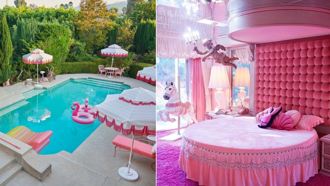 KAMP: Flere superkjendiser krangler med hverandre om de feteste hotellsuitene mens husene deres har brent ned. Her fra velkjente Pink Palace i Bel Air, som er helt solgt ut. Foto: Pink Palace KAMP: Flere superkjendiser krangler med hverandre om de feteste hotellsuitene mens husene deres har brent ned. Her fra velkjente Pink Palace i Bel Air, som er helt solgt ut. Foto: Pink Palace