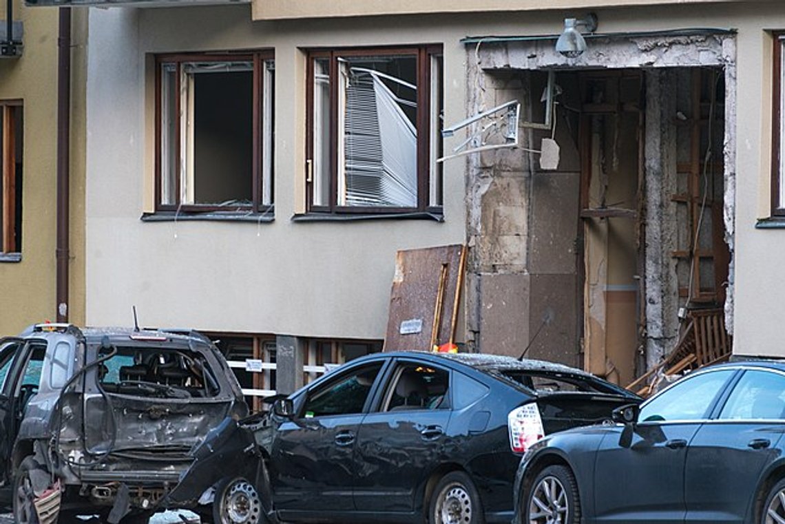 Natt til 13. januar 2020 detonerte en bombe på Gyllenstiernsgatan midt på fasjonable Östermalm i Stockholm. Foto: Frankie Fouganthin / Wikimedia Commons Natt til 13. januar 2020 detonerte en bombe på Gyllenstiernsgatan midt på fasjonable Östermalm i Stockholm. Foto: Frankie Fouganthin / Wikimedia Commons
