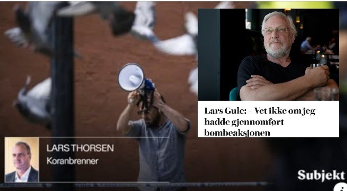 Skjembilder fra Subjekt og VG. Skjembilder fra Subjekt og VG.