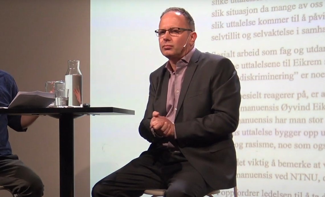 2014: NTNU hadde kontakt med PST allerede syv år før de hadde innrømmet å ha kontakt. Foto: Litteraturhuset i Trondheim 2014: NTNU hadde kontakt med PST allerede syv år før de hadde innrømmet å ha kontakt. Foto: Litteraturhuset i Trondheim