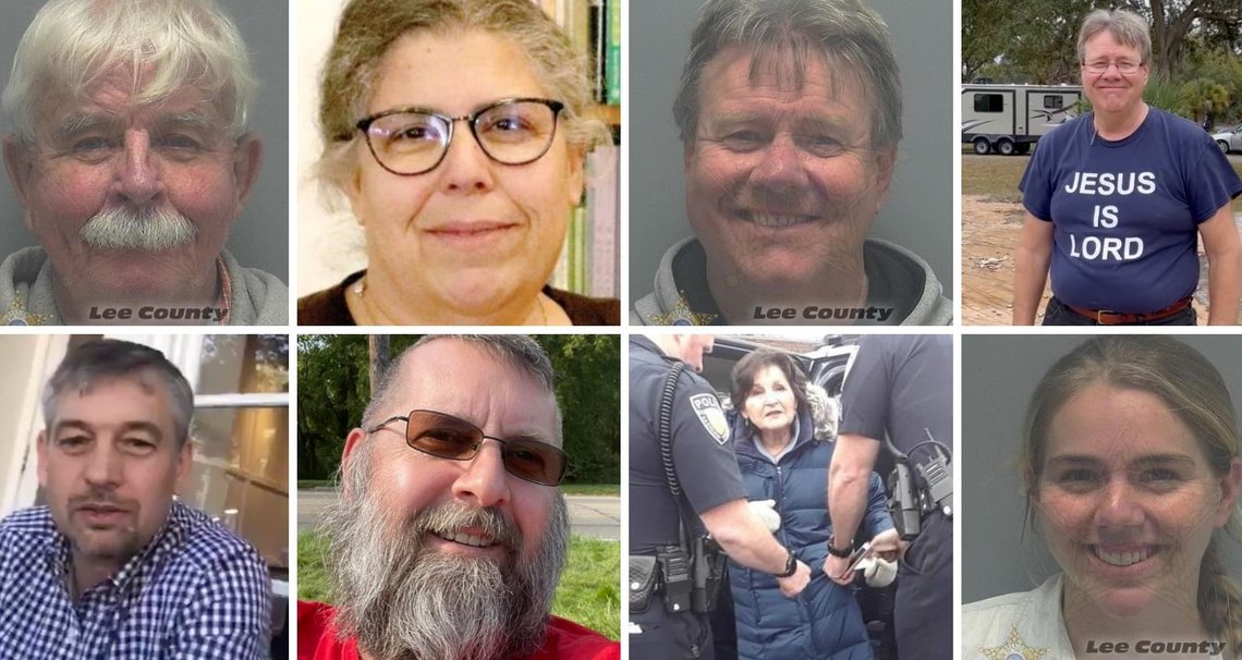 11 abortmotstandere er tiltalt av Bidens justisdepartement for å ha protestert utenfor en abortklinikk i Tennessee. De risikerer opptil 11 års fengsel for en fredelig «blokade»-demonstrasjon: Skjermbilde X. 11 abortmotstandere er tiltalt av Bidens justisdepartement for å ha protestert utenfor en abortklinikk i Tennessee. De risikerer opptil 11 års fengsel for en fredelig «blokade»-demonstrasjon: Skjermbilde X.
