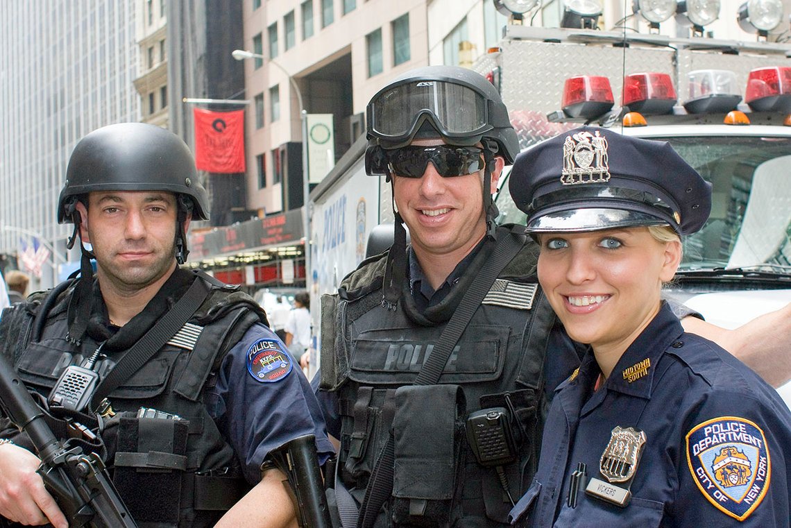 NYPD-betjenter. Foto: Nick Allen CC BY 2.0 NYPD-betjenter. Foto: Nick Allen CC BY 2.0