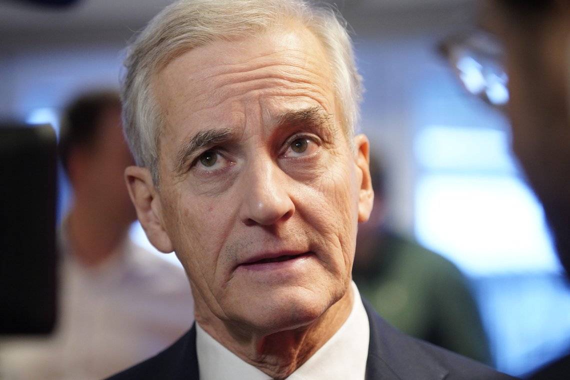 – Det er en gjenkjennelig tale av Trump, sier statsminister Jonas Gahr Støre (Ap). Foto: Ole Berg-Rusten / NTB – Det er en gjenkjennelig tale av Trump, sier statsminister Jonas Gahr Støre (Ap). Foto: Ole Berg-Rusten / NTB