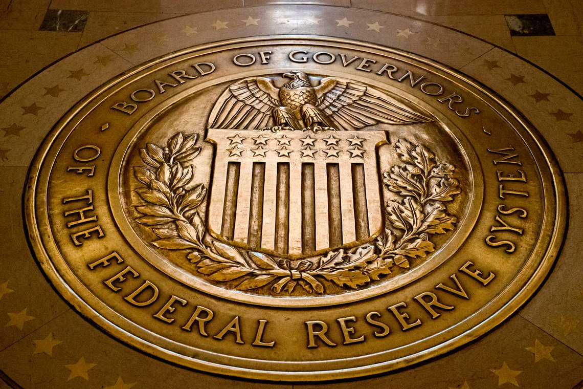 FILE- In this Feb. 5, 2018, file photo, the seal of the Board of Governors of the United States Federal Reserve System is displayed in the ground at the Marriner S. Eccles Federal Reserve Board Building in Washington. The Cleveland branch of the Federal Reserve said Wednesday, May 29, 2024, that Beth Hammack, an executive at investment bank Goldman Sachs, would be its next president effective Aug. 21. (AP Photo/Andrew Harnik, File) FILE- In this Feb. 5, 2018, file photo, the seal of the Board of Governors of the United States Federal Reserve System is displayed in the ground at the Marriner S. Eccles Federal Reserve Board Building in Washington. The Cleveland branch of the Federal Reserve said Wednesday, May 29, 2024, that Beth Hammack, an executive at investment bank Goldman Sachs, would be its next president effective Aug. 21. (AP Photo/Andrew Harnik, File)