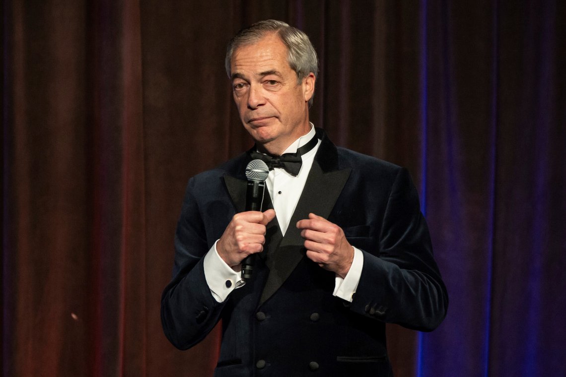 Reform UK-leder Nigel Farage. Foto: Yuki Iwamura / AP /NTB Reform UK-leder Nigel Farage. Foto: Yuki Iwamura / AP /NTB