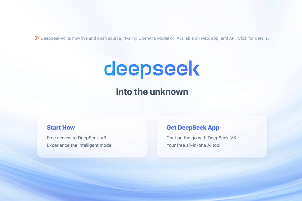 Det kinesiske selskapet Deepseeks KI-chatbot har steget til topps på listen over nedlastede apper til Apple-produkter – og gått forbi ChatGPT. Foto: Skjermbilde / NTB Det kinesiske selskapet Deepseeks KI-chatbot har steget til topps på listen over nedlastede apper til Apple-produkter – og gått forbi ChatGPT. Foto: Skjermbilde / NTB