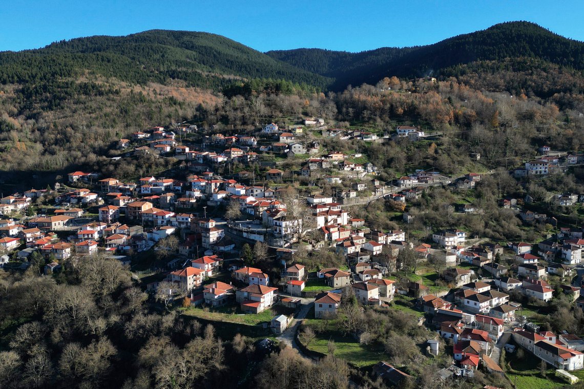 Fourna village stands in central Greece, Monday, Nov. 25, 2024. (AP Photo/Thanassis Stavrakis) Fourna village stands in central Greece, Monday, Nov. 25, 2024. (AP Photo/Thanassis Stavrakis)
