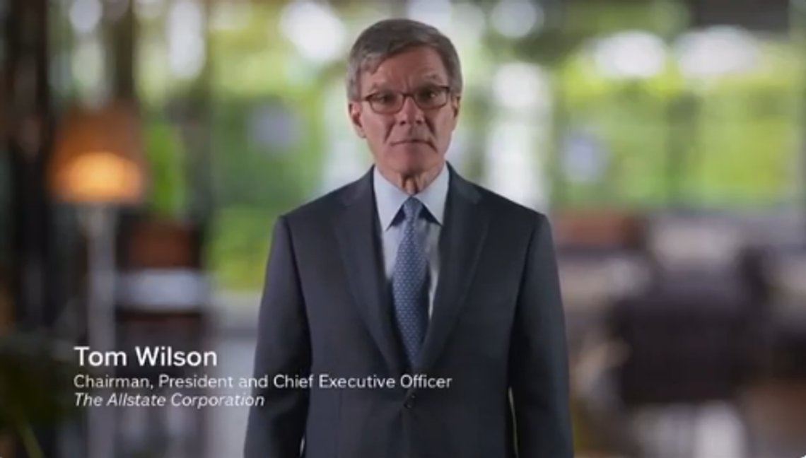 Tom Wilson, CEO og styreformann for Allstate, er i hardt vær etter sine uttalelser etter terrorangrepet i New Orleans, Stillbilde video/ X Tom Wilson, CEO og styreformann for Allstate, er i hardt vær etter sine uttalelser etter terrorangrepet i New Orleans, Stillbilde video/ X