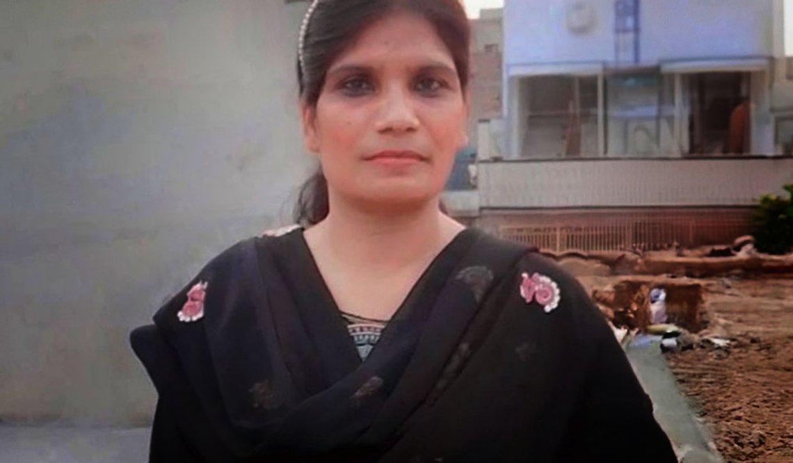 Shagufta Kiran venter på fullbyrdelsen av dødsdommen for påstått blasfemi. Foto fra Twitter/X Shagufta Kiran venter på fullbyrdelsen av dødsdommen for påstått blasfemi. Foto fra Twitter/X