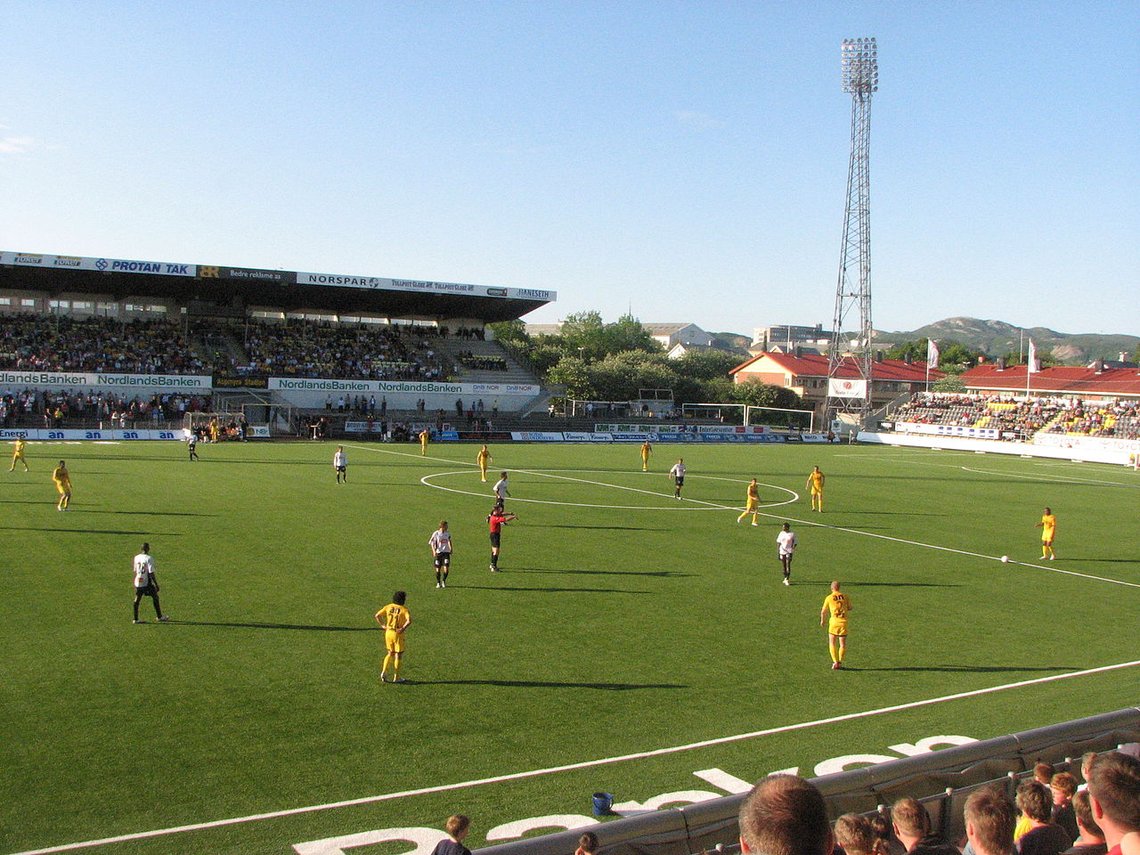 Aspmyra, Bodø/Glimts stadion. Foto: Røed CC BY-SA 2.5 Aspmyra, Bodø/Glimts stadion. Foto: Røed CC BY-SA 2.5