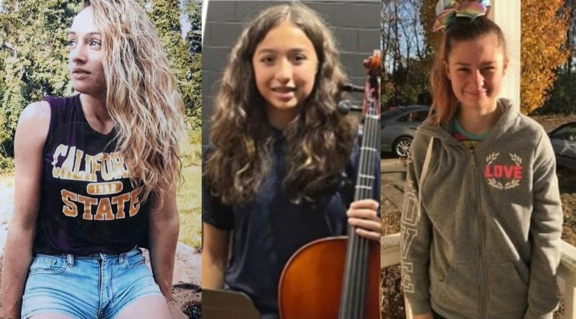 Rachel Morin, Jocelyn Nungaray og Kayla Hamilton. Rachel Morin, Jocelyn Nungaray og Kayla Hamilton.