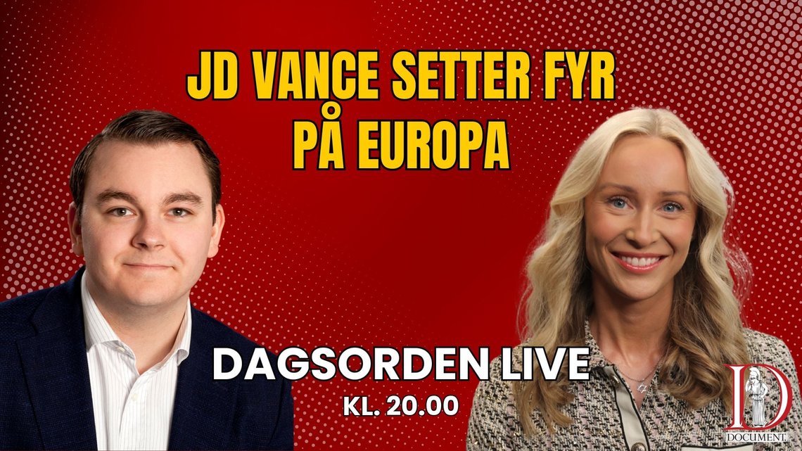 LIVE: Dagsorden med Lise Sørensen og Espen Teigen sendes direkte kl. 20.00. LIVE: Dagsorden med Lise Sørensen og Espen Teigen sendes direkte kl. 20.00.