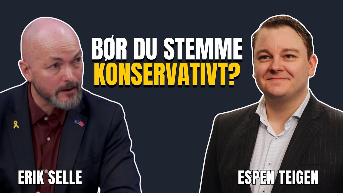 KONSERVATIV: Partileder Erik Selle stiller til intervju hos Document om hva konservative nordmenn bør stemme på. Se intervjuet her. KONSERVATIV: Partileder Erik Selle stiller til intervju hos Document om hva konservative nordmenn bør stemme på. Se intervjuet her.