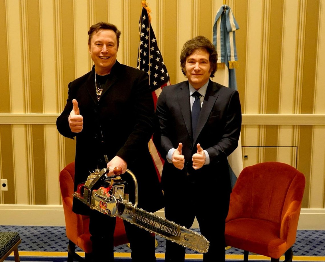 Elon Musk og Javier Milei. Foto: Argentina.gob CC BY 4.0 Elon Musk og Javier Milei. Foto: Argentina.gob CC BY 4.0