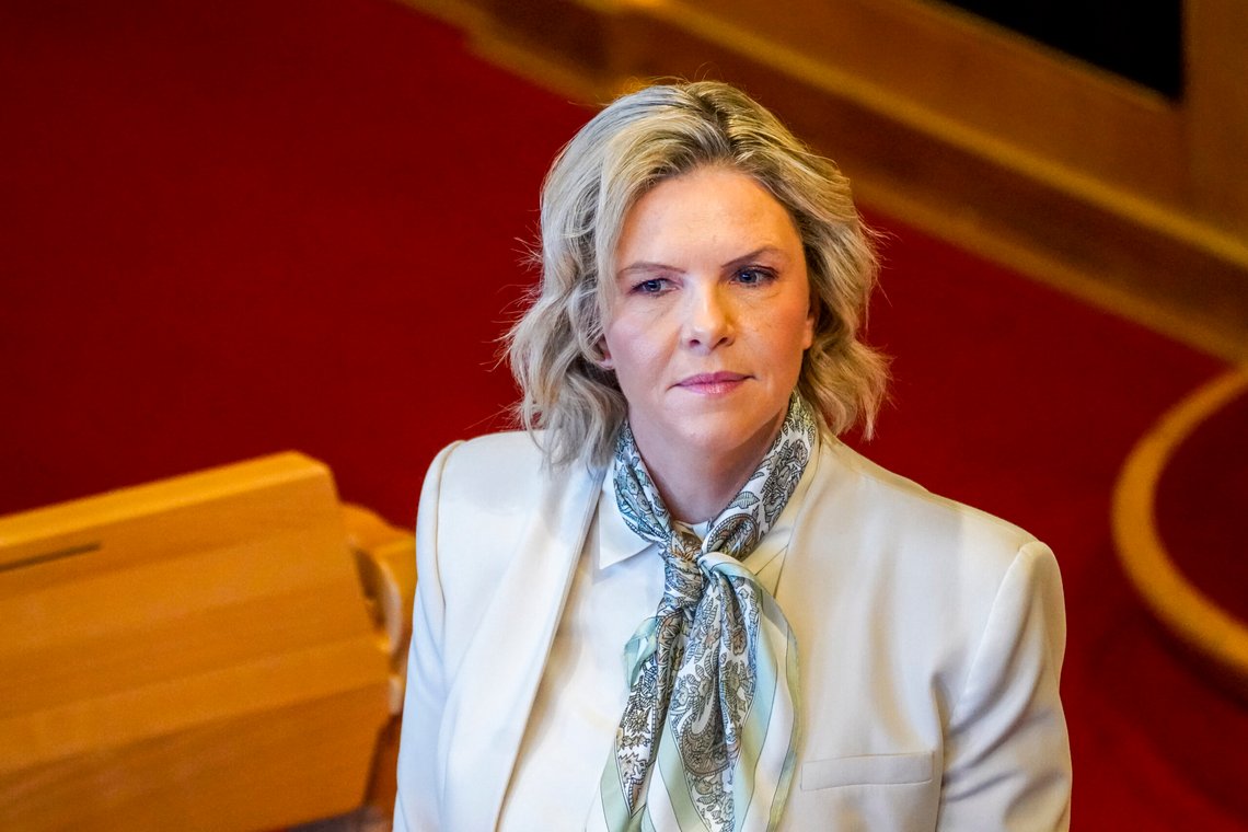 Oslo 20250219.
Sylvi Listhaug (Frp) under Stortingets muntlige spørretime onsdag.
Foto: Ole Berg-Rusten / NTB Oslo 20250219.
Sylvi Listhaug (Frp) under Stortingets muntlige spørretime onsdag.
Foto: Ole Berg-Rusten / NTB