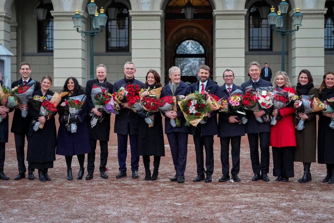 Målingen er gjort for NRK, Dagbladet og Vårt Land etter at den nye regjeringen ble presentert tirsdag forrige uke. Foto: Lise Åserud / NTB Målingen er gjort for NRK, Dagbladet og Vårt Land etter at den nye regjeringen ble presentert tirsdag forrige uke. Foto: Lise Åserud / NTB